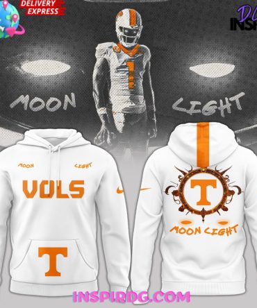 Tennessee Volunteers Moon Light Special White Hoodie