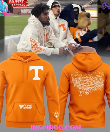 Tennessee Volunteers Neyland Stadium Orange All Over Print Hoodie, 3D Hoodie