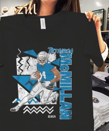 Tetairoa Mcmillan: Carolina 90S Style Shirt Carolina Panthers