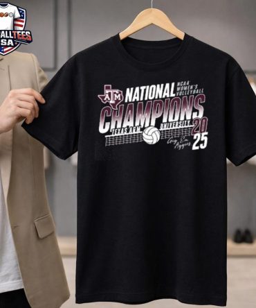 Texas A&Amp;M Aggies National Ncaa Women'S Volleyball Champions 2025 T-Shirt