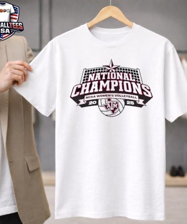 Texas A&Amp;M Volleyball 2025 National Champions Logo T-Shirt