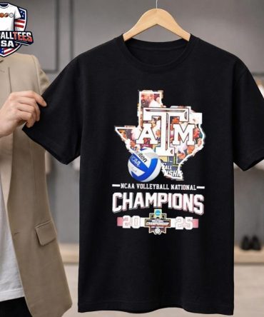 Texas A&Amp;M Aggies 2025 Volleyball National Champions State Vintage Unisex Shirt
