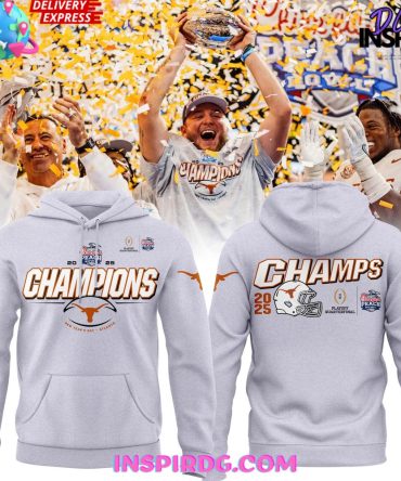 Texas Longhorns 2025 Chick-Fil-A Peach Bowl Champions All Over Print Hoodie, 3D Hoodie