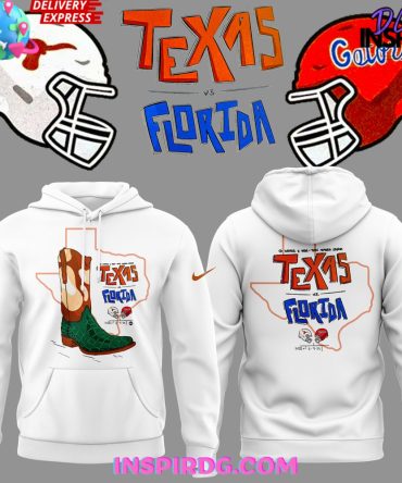 Texas Longhorns Collab Florida Gators Limited White Hoodie