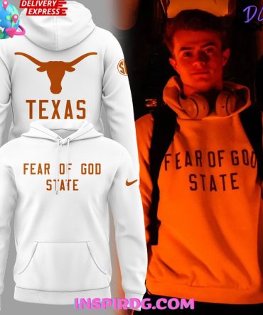 Texas Longhorns Fear Of God State Special White Hoodie