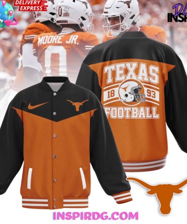 Texas Longhorns Football Classic Nike Baseball Jacket