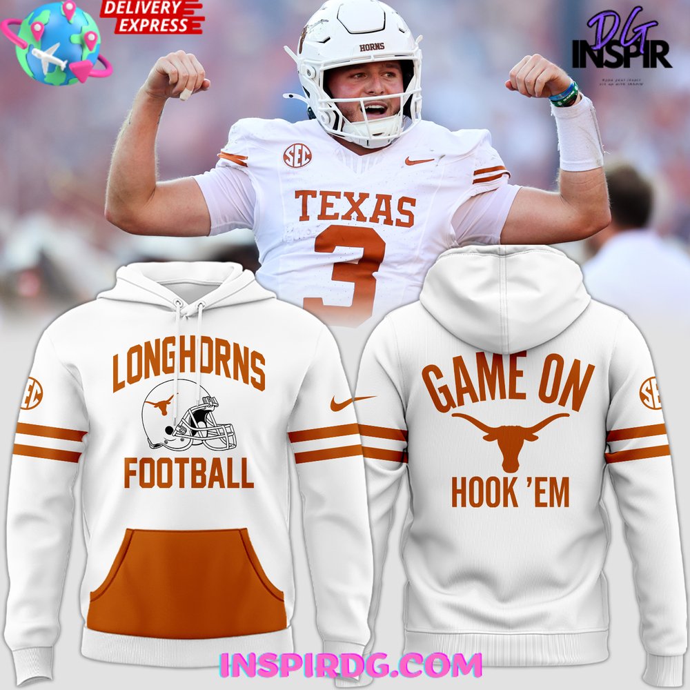 Texas Longhorns Game On Hook 'Em Special Edition Hoodie