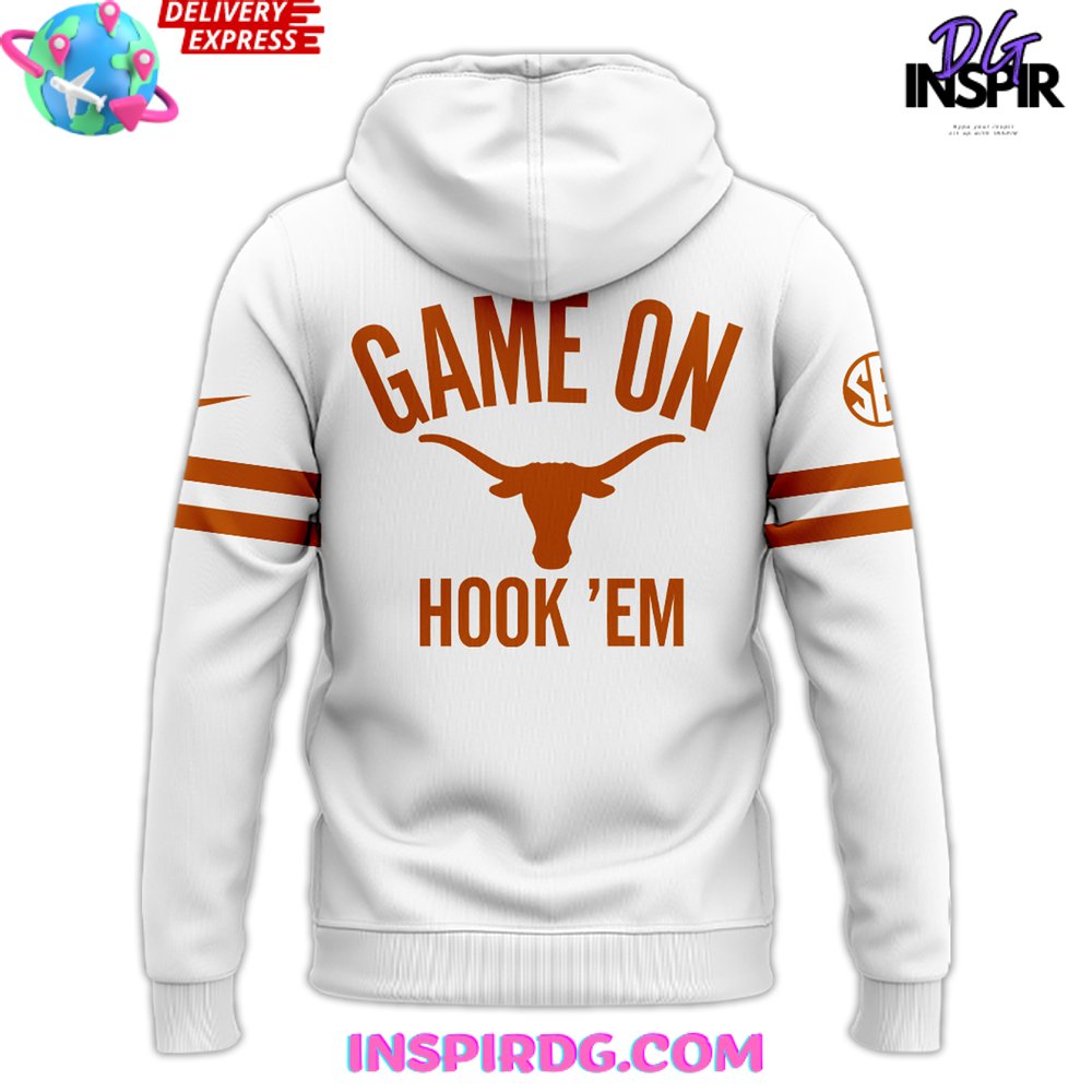 Texas Longhorns Game On Hook 'Em Special Edition Hoodie - Image 3