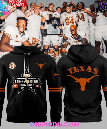 Texas Longhorns Lone Star Showdown 2024 Black Hoodie