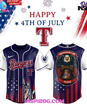 Texas Rangers Mlb Independence Day 2025 Baseball Jersey