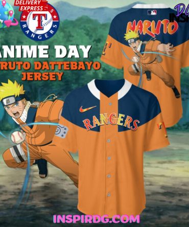 Texas Rangers Collab Naruto Special Baseball Jersey