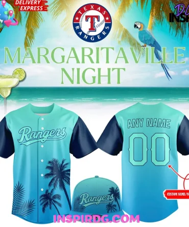 Texas Rangers Margaritaville Night 2025 Baseball Jersey