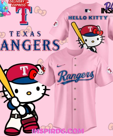 Texas Rangers X Hello Kitty Night 2024 Baseball Jersey