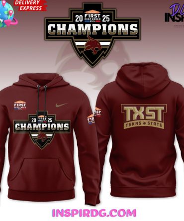 Texas State Bobcat Responder Bowl Champions 2025 All Over Print Hoodie, 3D Hoodie