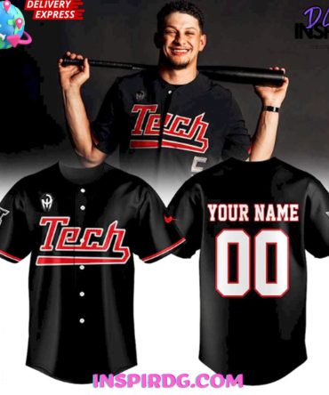 Texas Tech Baseball Patrick Mahomes 2025 Baseball Jersey