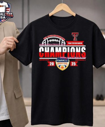 Texas Tech Red Raiders 2026 Capital One Orange Bowl Champions Locker Room Unisex Shirt