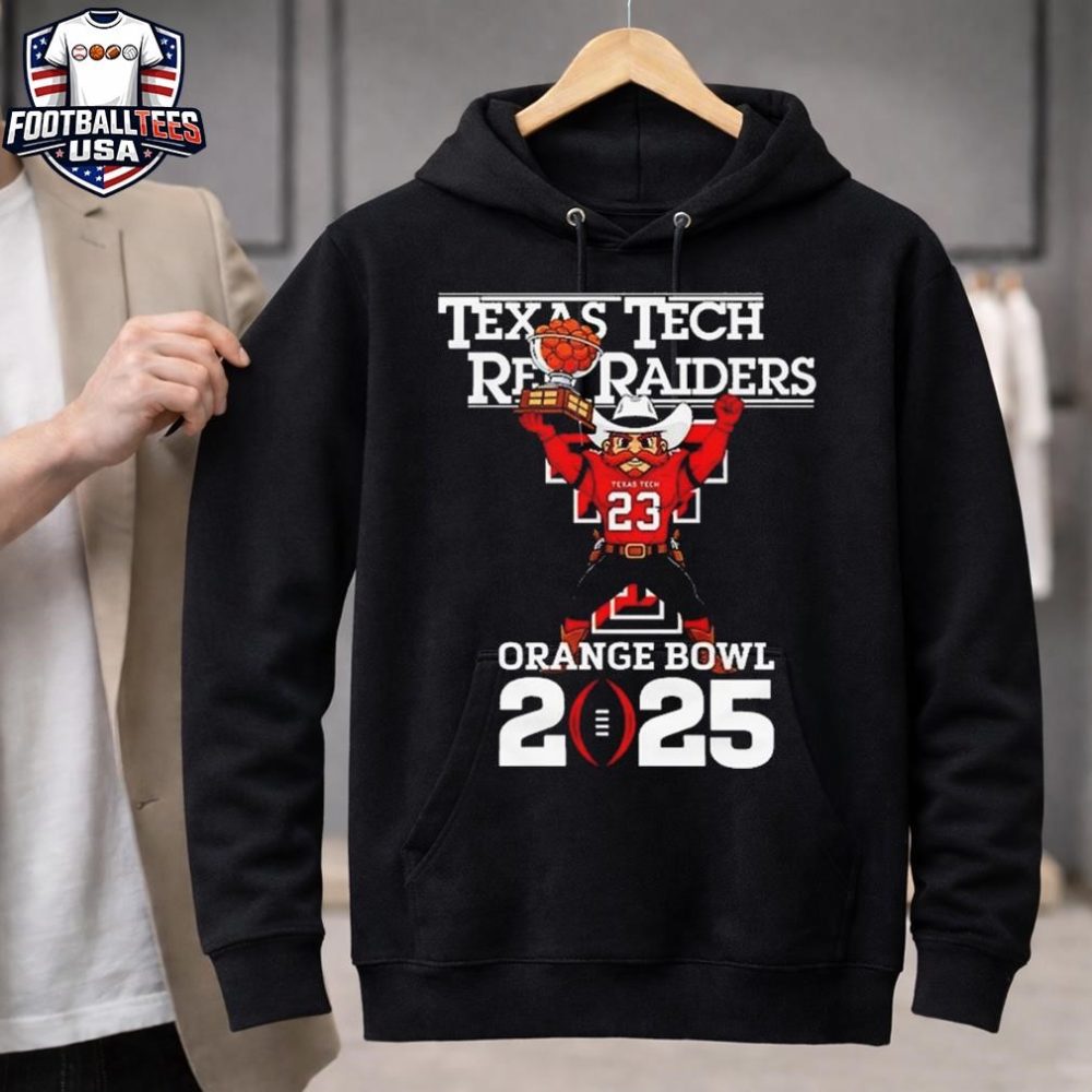Texas Tech Red Raiders Mascot Tee Orange Bowl 2025 Unisex Shirt - Image 3