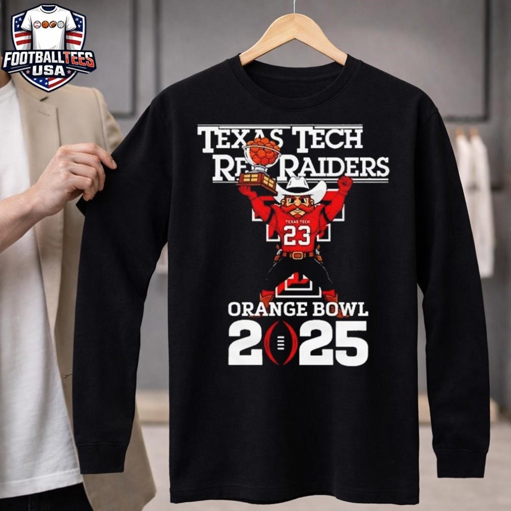 Texas Tech Red Raiders Mascot Tee Orange Bowl 2025 Unisex Shirt - Image 4