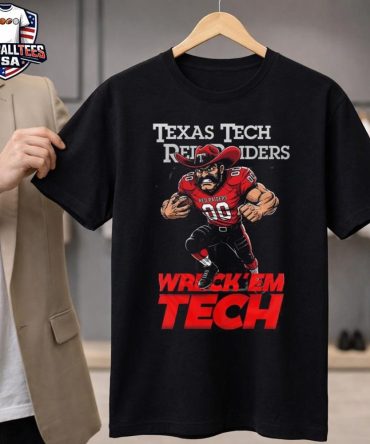 Texas Tech Red Raiders Ncaa Mascot Wreck 'Em Tech 2026 Unisex Shirt