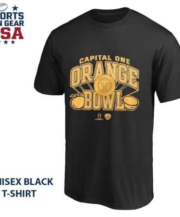 Texas Tech Red Raiders Orange Bowl Champions 2025 Gold T-Shirt