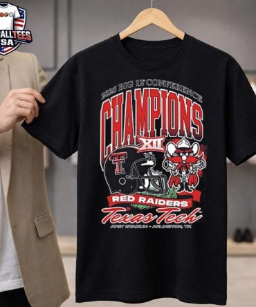 Texas Tech Red Raiders Something Inked 2025 Big 12 Football Champions Mascot Unisex Shirt