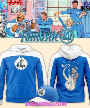 The Fantastic Four First Step 2025 Official All Over Print Hoodie