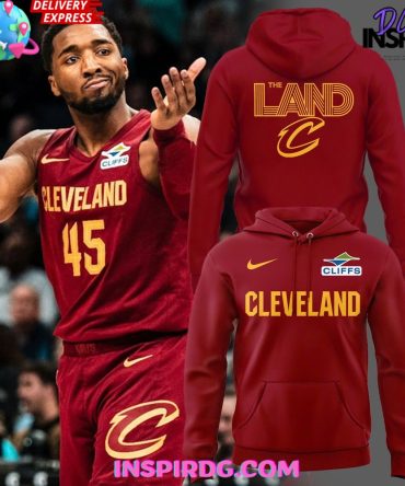 The Land Cleveland Cavaliers 2025 Red All Over Print Hoodie, 3D Hoodie
