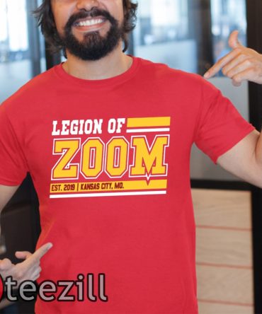 The Legion Of Zoom T-Shirt Tyreek Hill - Sammy Watkins - Mecole Hardman - Kansas City Chiefs Shirt