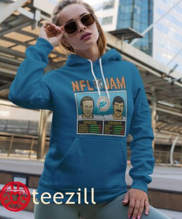 The Nfl Jam Miami Dolphins Griese And Csonka Posters Shirt