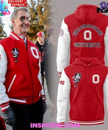 The Ohio State University 2025 All Over Print Hoodie, 3D Hoodie