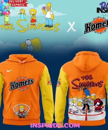 The Simpsons X Fort Wayne Komets Special All Over Print Hoodie