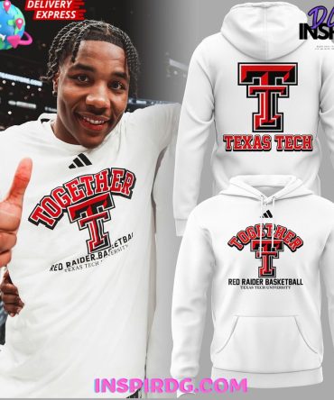 Together Texas Tech Red Raiders Basketball 2025 All Over Print Hoodie, 3D Hoodie