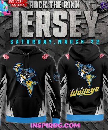 Toledo Walleye Rock The Rink 2025 All Over Print Hoodie, 3D Hoodie