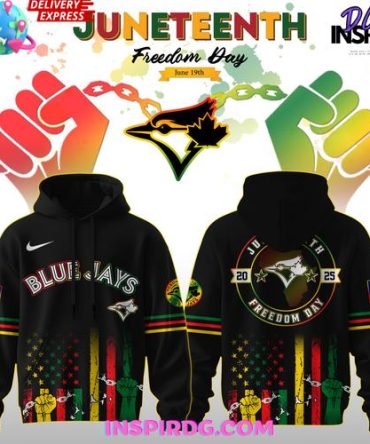 Toronto Blue Jays Juneteenth Day 2025 Special All Over Print Hoodie