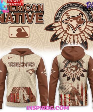 Toronto Blue Jays Native American Heritage Honor 2025 Edition All Over Print Hoodie