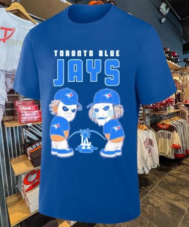 Toronto Blue Jays Peeing Los Angeles Dodgers 2025 World Series T-Shirts