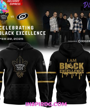Toronto Maple Leafs Celebrating Black Excellence All Over Print Hoodie, 3D Hoodie