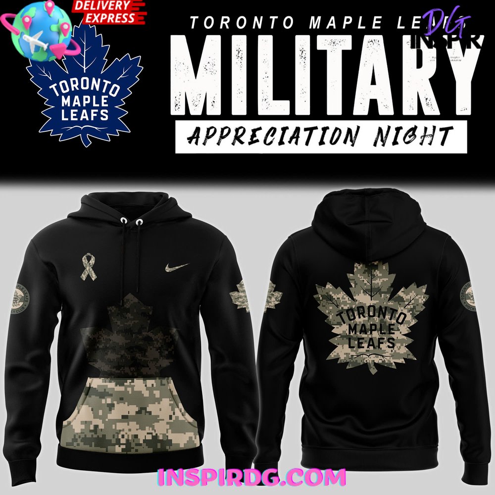 Toronto Maple Leafs Military Appreciation 2024 Hoodie