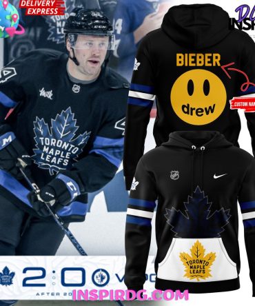Toronto Maple Leafs X Drew Custom Black Hoodie