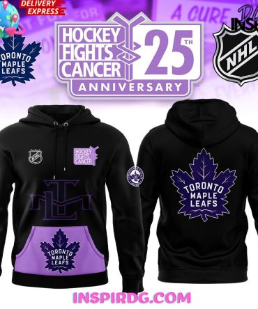 Toronto Maple Leafs X Hockey Fights Cancer 2024 Hoodie