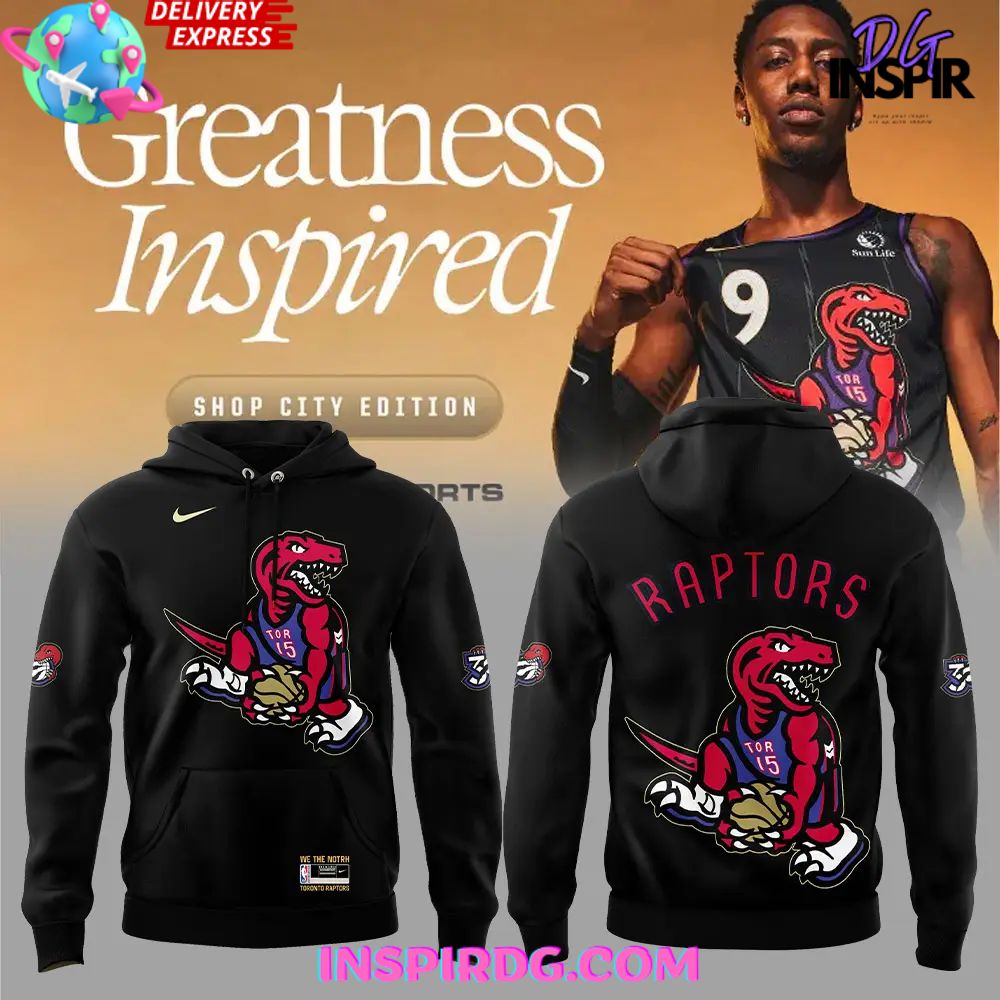 Toronto Raptors Swingman City Edition Hoodie
