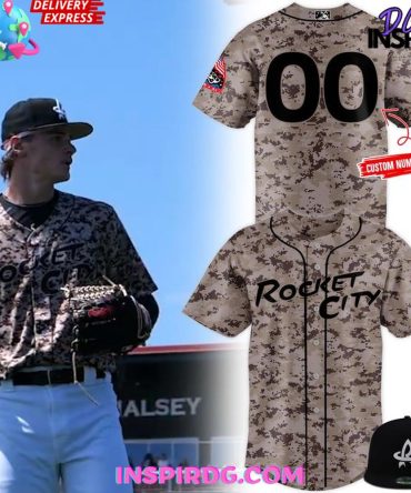 Trash Pandas 2025 Armed Forces Baseball Jersey