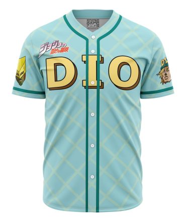 Auratic Dio Jojo’S Bizarre Adventure Baseball Jersey