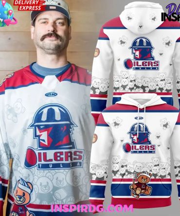 Tulsa Oilers Teddy Bear Toss Special All Over Print Hoodie, 3D Hoodie