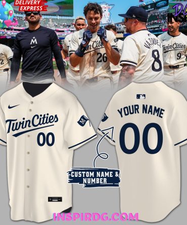 Twins Cities Minnesota Twins Baseball Jersey