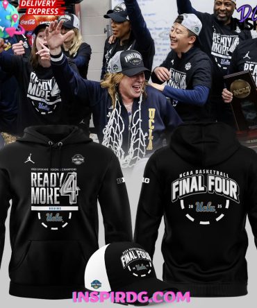 Ucla Bruins 2025 Final Four Regional Champions Locker Room All Over Print Hoodie