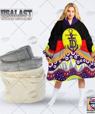 Afl Fremantle Dockers Lover Aboriginal Flag Indigenous Blanket Hoodie Hoodie Blanket