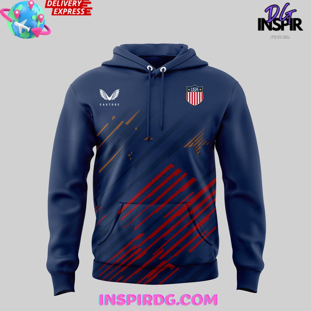 Usa Rugby Paris 2024 Bronze Medalist Hoodie - Image 2