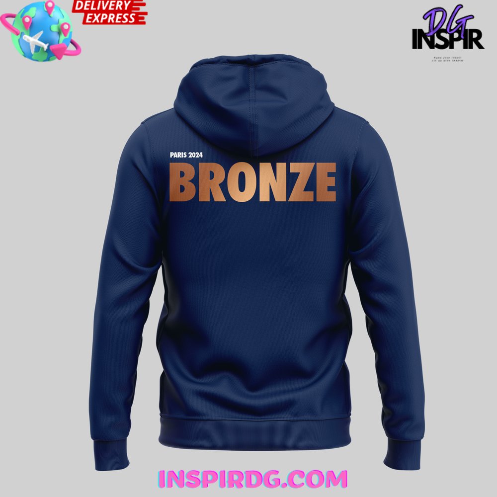 Usa Rugby Paris 2024 Bronze Medalist Hoodie - Image 3