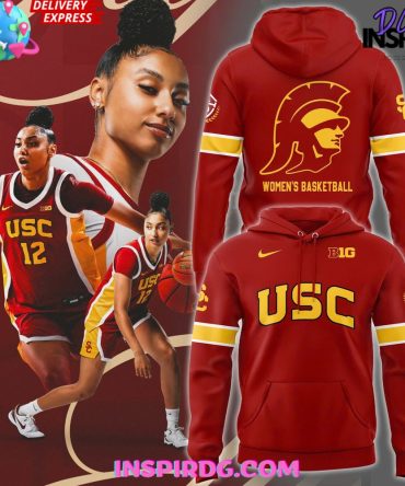 Usc Trojans Women’S Basketball 2025 Red All Over Print Hoodie, 3D Hoodie